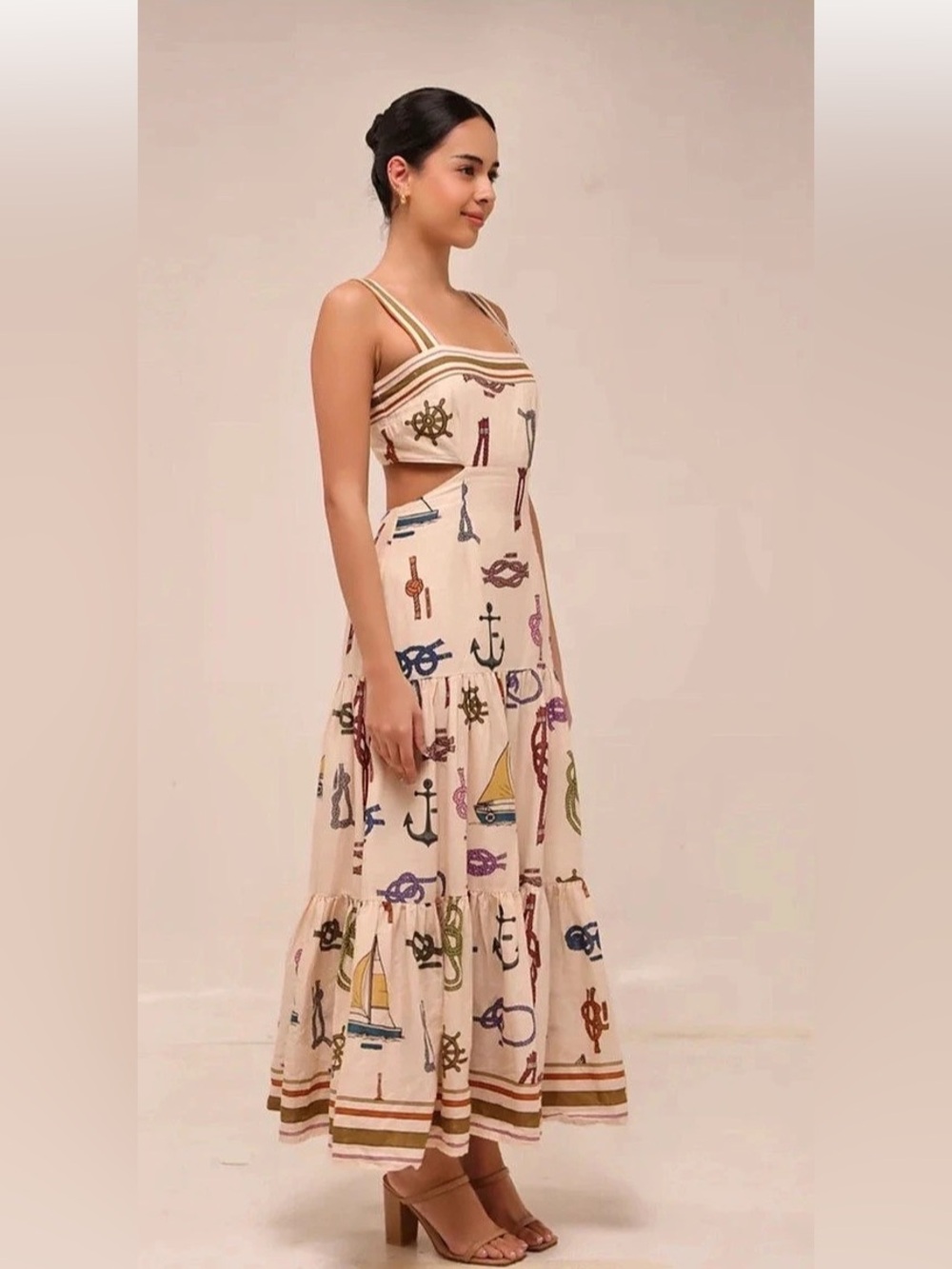 Alemais Ships Ahoy Dress